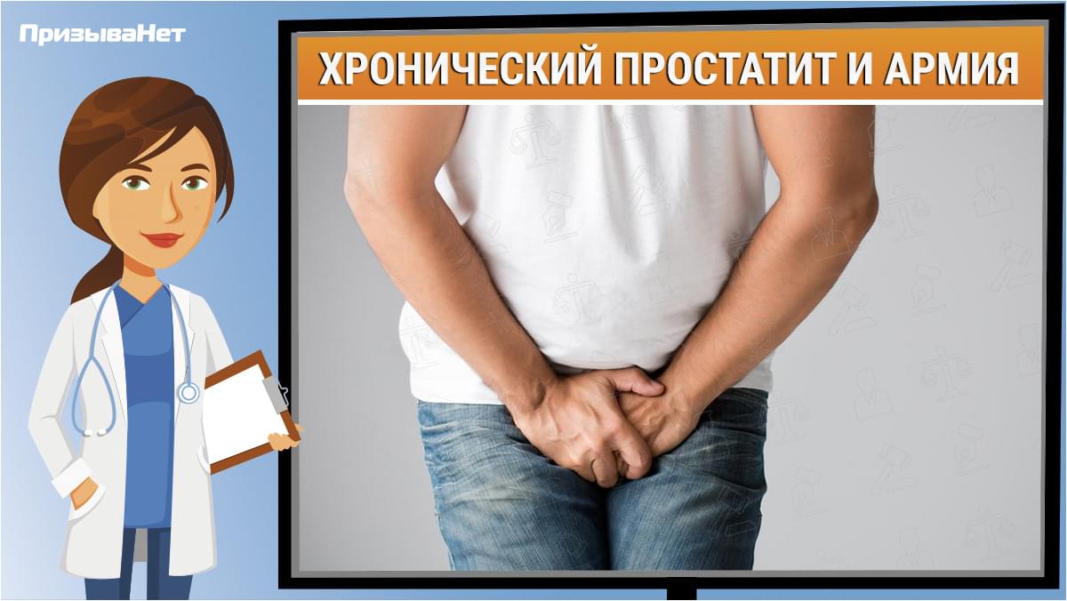 Хронический простатит и армия • ПризываНет